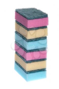 Royalty Free Photo of a Pile of Sponges