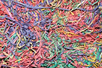 Royalty Free Photo of Colorful Streamers
