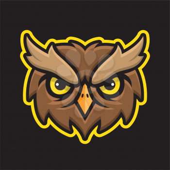 Royalty Free Clipart Image of an Owl 