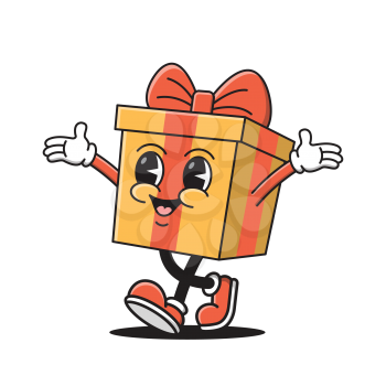 Royalty-free clipart image of a gift