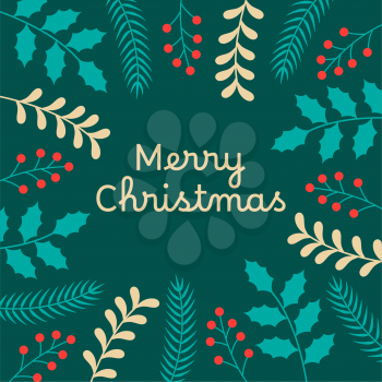Royalty-Free Clipart Image of a  Christmas Poster