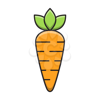 Royalty-Free Clipart Image of a Carrot