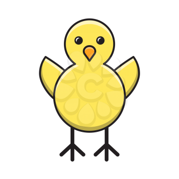 Royalty-Free Clipart Image of a Chick
