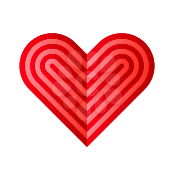 Royalty=Free Clipart Image of a Heart