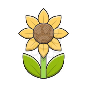 Royalty-Free Clipart Image of a Flower
