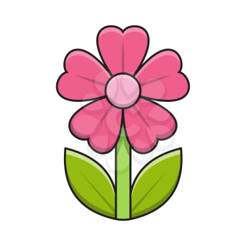Royalty-Free Clipart Image of a Flower