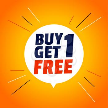 buy one get one free stylish sale banner