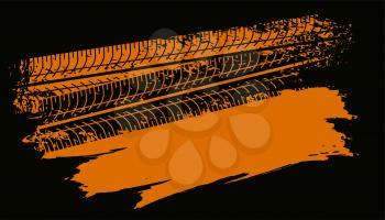 abstract tire track marks background design