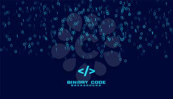 binary code algorithm digital data background