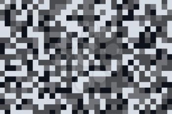 camouflage pattern texture in pixel gray shades background