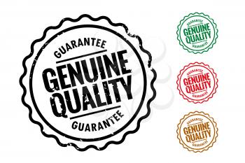 genuine quality rubber stamps set of four