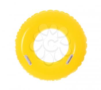 Inflatable ring on white background�