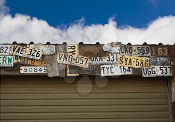 image of old Australian number plates