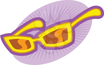 Royalty Free Clipart Image of Sunglasses