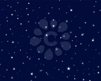 Royalty Free Clipart Image of a Night Sky Background