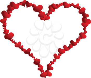 Royalty Free Clipart Image of a Valentine's Day Heart