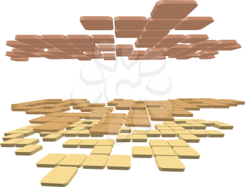 Abstract 3d checked  business background for use in web design