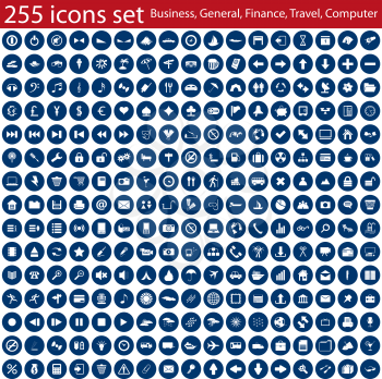 Biggest collection of different vector icons for using in web design