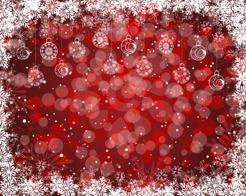 Christmas  background. EPS 10 Vector illustration  with transparency.