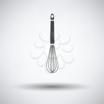 Kitchen corolla icon on gray background with round shadow. Vector illustration.