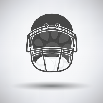 American football helmet icon. Vector illustration.