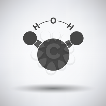 Icon of chemical molecule water