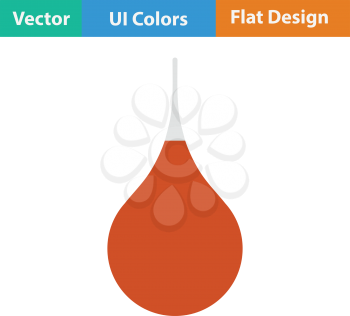 Enema icon. Flat color design. Vector illustration.