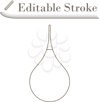 Enema Icon. Editable Stroke Simple Design. Vector Illustration.