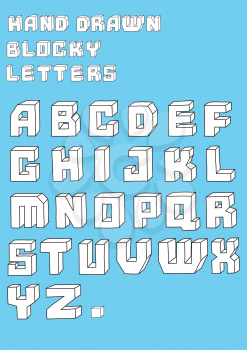 Royalty Free Clipart Image of Alphabet Letters