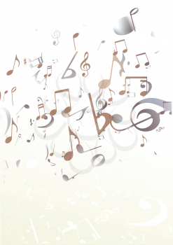 Royalty Free Clipart Image of a Music Background