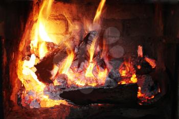 Royalty Free Photo of a Fire