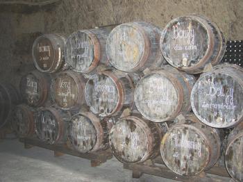 Royalty Free Photo of Old Wine Barrels
