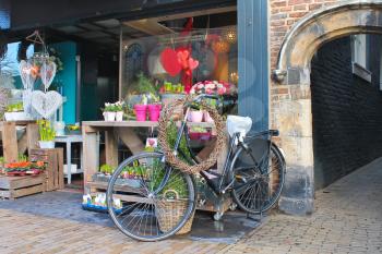 Flower shop in Gorinchem. Netherlands 