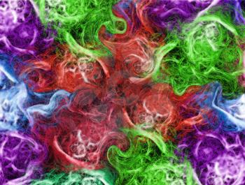 Royalty Free Photo of an Abstract Spinning Colourful Background