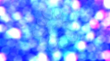 Bright abstract bokeh lights blurred background.
