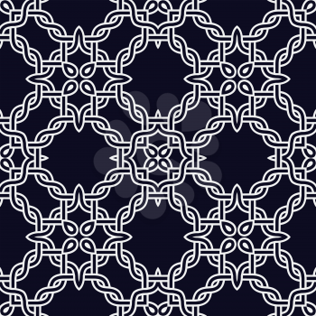 abstract celtic knot seamless pattern vector background template for wallpapers or backdrop