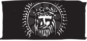 Royalty Free Clipart Image of Jesus