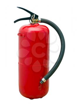 Royalty Free Photo of a Red Fire Extinguisher