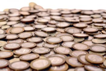 Royalty Free Photo of a Pile of Coins