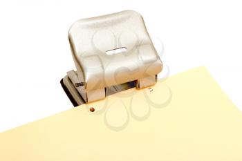 Royalty Free Photo of a Paper Hole Punch