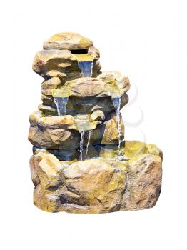 Royalty Free Photo of an Ornamental Waterfall