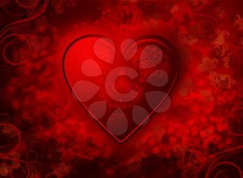 Royalty Free Clipart Image of a Valentines Day background