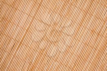 Royalty Free Photo of a Bamboo Tablecloth