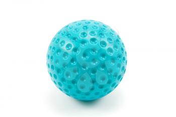 Royalty Free Photo of a Blue Plastic Ball