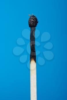 Royalty Free Photo of a Burnt Matchstick