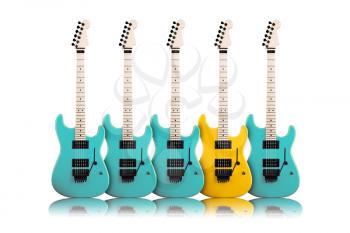 Royalty Free Photo of Electric Guitars