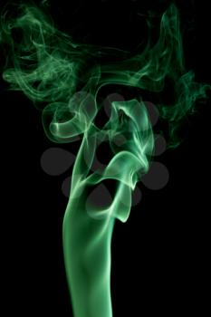 Royalty Free Photo of Green Smoke