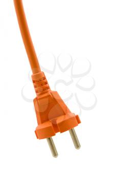 Royalty Free Photo of an Orange Plug