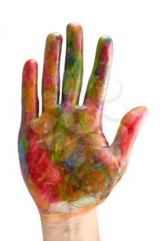 Royalty Free Photo of a Painted Hand