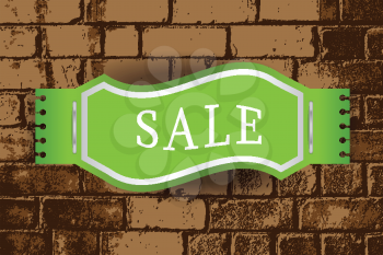 Royalty Free Clipart Image of a Sale Tag